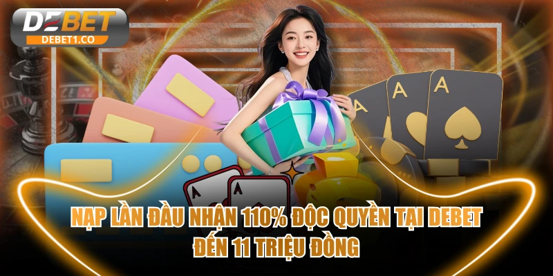 Nạp lần đầu nhận 110%